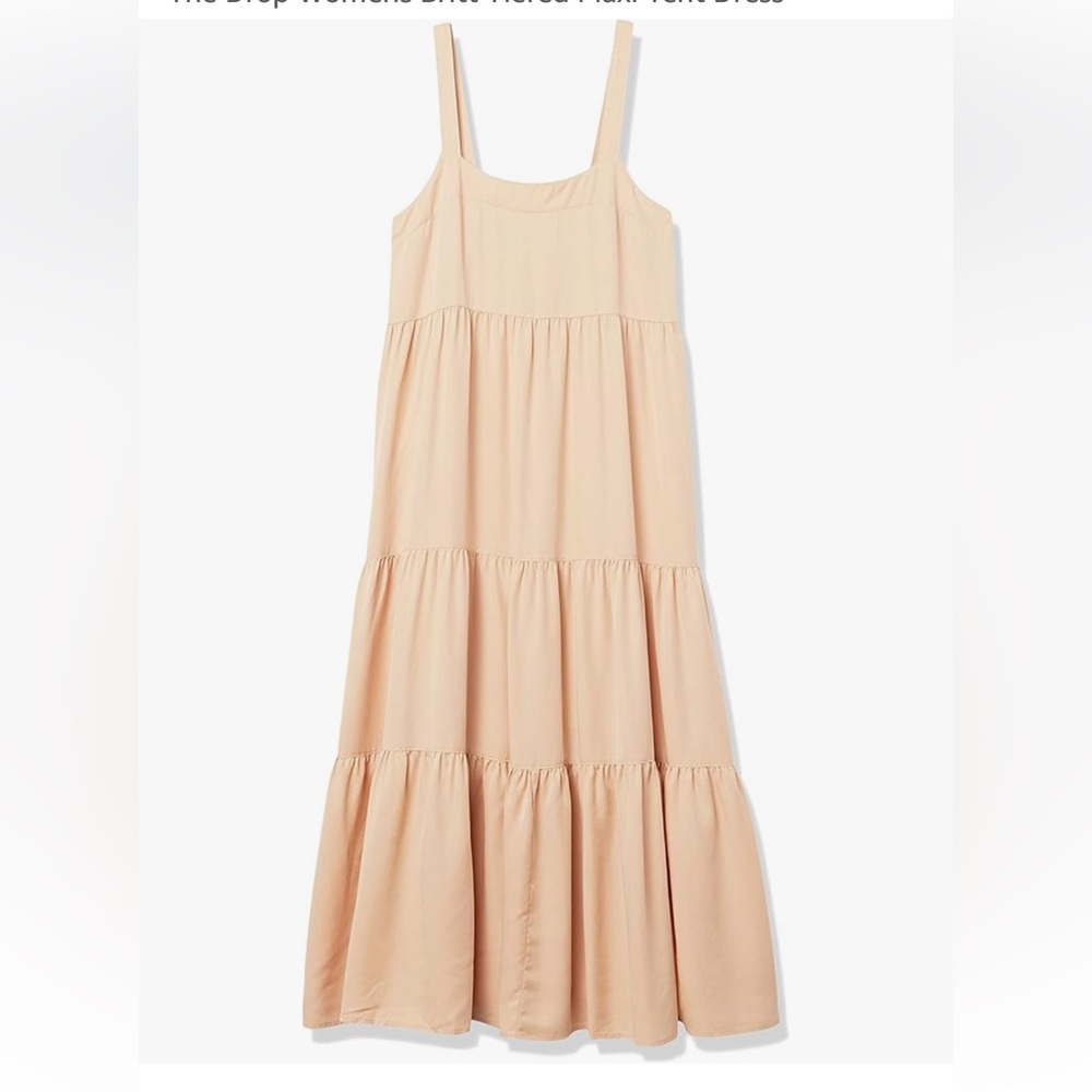 The Drop Britt Tiered Maxi Tent Dress Ginger - Picture 4 of 5